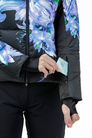 Куртка женская Descente Hana Fur Sumi Black - Фото 15 большая