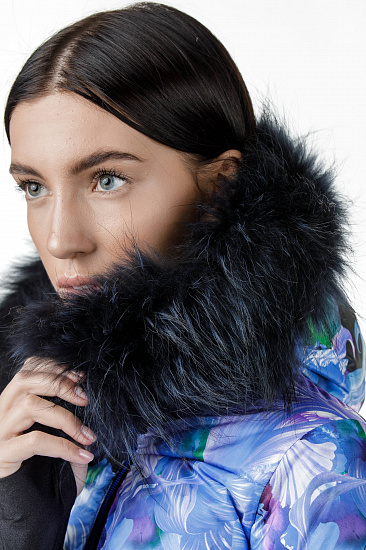 Куртка женская Descente Hana Fur Sumi Black - Фото 11 большая