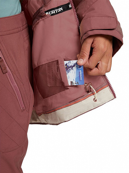 Куртка женская Burton Lelah Rsbrwn/Crmstp - Фото 8 большая