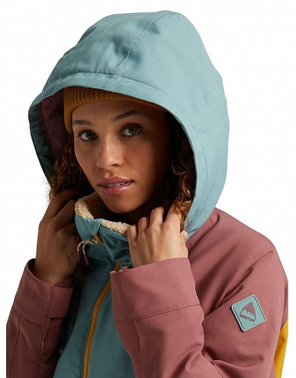 Куртка женская Burton Prowess Trllis/Rsbrwn/Hvstgd - Фото 6 большая