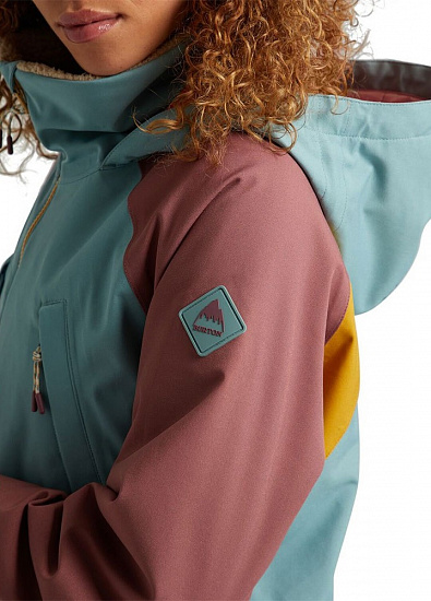 Куртка женская Burton Prowess Trllis/Rsbrwn/Hvstgd - Фото 7 большая
