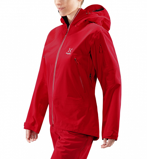 Куртка женская Haglofs Couloir Rich Red - Фото 6 большая