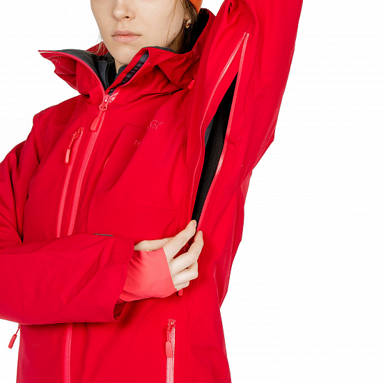 Куртка женская Norrona Lofoten Gore-Tex Insulated Jaster Red - Фото 9 большая