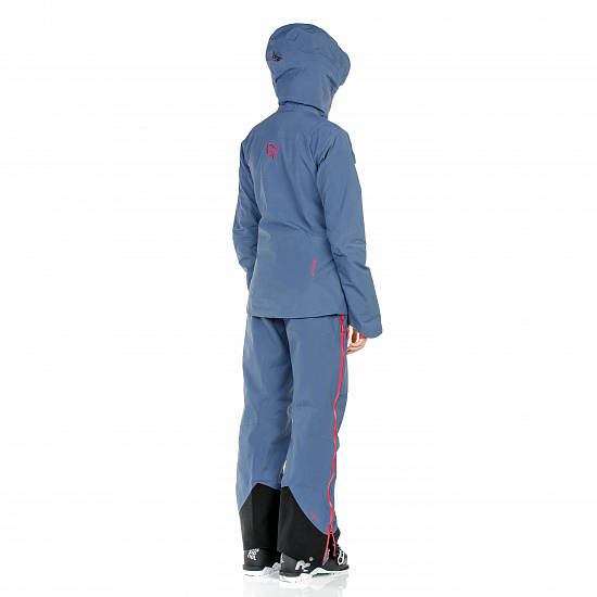 Куртка женская Norrona Lofoten Gore-Tex Insulated Vintage Indigo - Фото 5 большая