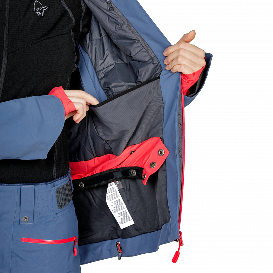 Куртка женская Norrona Lofoten Gore-Tex Insulated Vintage Indigo - Фото 12 большая