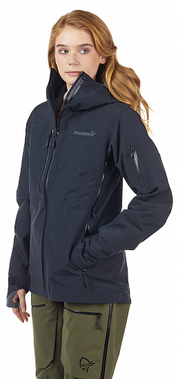 Куртка женская Norrona Lofoten Gore-Tex Insulated Caviar - Фото 11 большая