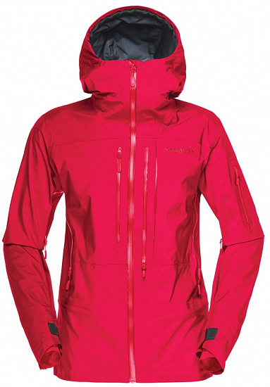 Куртка женская Norrona Lofoten Gore-Tex Pro Jester Red - Фото 1 большая