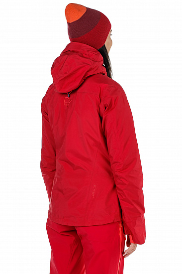 Куртка женская Norrona Lofoten Gore-Tex Pro Jester Red - Фото 5 большая