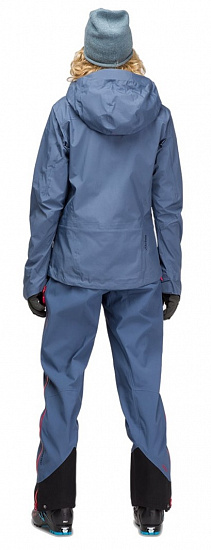 Куртка женская Norrona Lofoten Gore-Tex Pro Vintage Indigo - Фото 3 большая