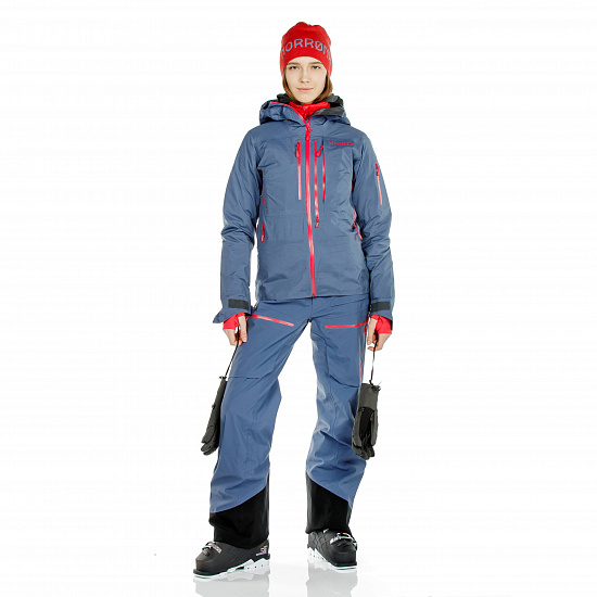 Куртка женская Norrona Lofoten Gore-Tex Pro Vintage Indigo - Фото 6 большая