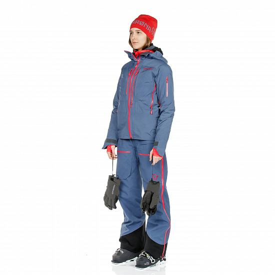 Куртка женская Norrona Lofoten Gore-Tex Pro Vintage Indigo - Фото 7 большая