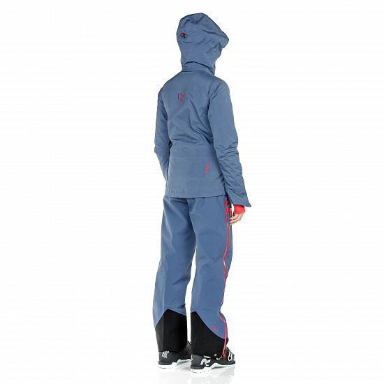 Куртка женская Norrona Lofoten Gore-Tex Pro Vintage Indigo - Фото 8 большая