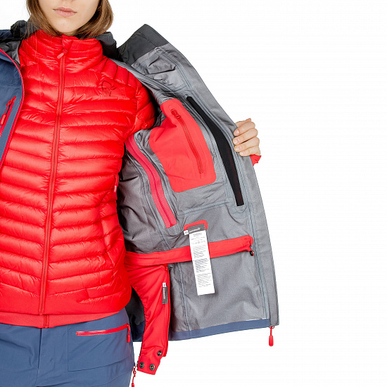 Куртка женская Norrona Lofoten Gore-Tex Pro Vintage Indigo - Фото 17 большая