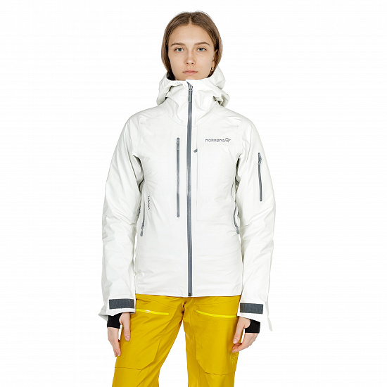 Куртка женская Norrona Lofoten Gore-Tex Active Snowdrop - Фото 7 большая