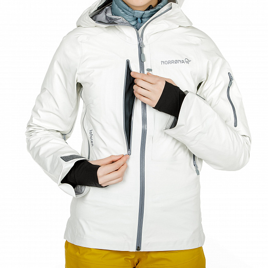 Куртка женская Norrona Lofoten Gore-Tex Active Snowdrop - Фото 13 большая