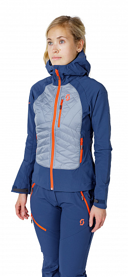 Куртка женская Scott Explorair Ascent Denim Blue/Blue Haze - Фото 13 большая