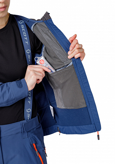 Куртка женская Scott Explorair Ascent Denim Blue/Blue Haze - Фото 7 большая