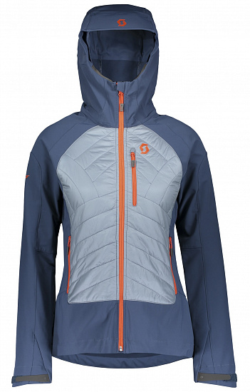 Куртка женская Scott Explorair Ascent Denim Blue/Blue Haze - Фото 1 большая