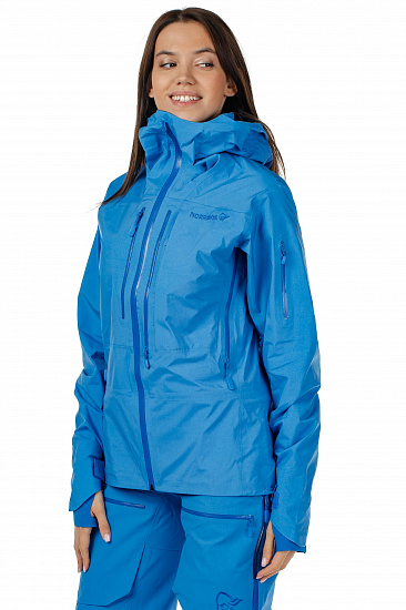 Куртка женская Norrona Lofoten Gore-Tex Pro Campanula - Фото 10 большая