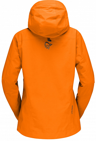 Куртка женская Norrona Lofoten Gore-Tex Insulated Orange Popsicle - Фото 2 большая