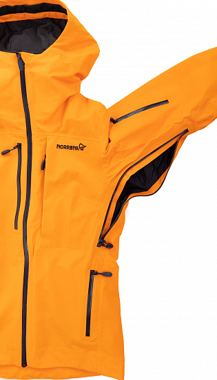 Куртка женская Norrona Lofoten Gore-Tex Insulated Orange Popsicle - Фото 8 большая