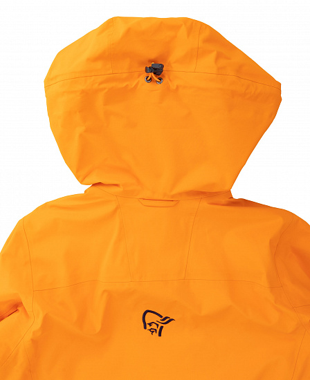 Куртка женская Norrona Lofoten Gore-Tex Pro Orange Popsicle - Фото 7 большая