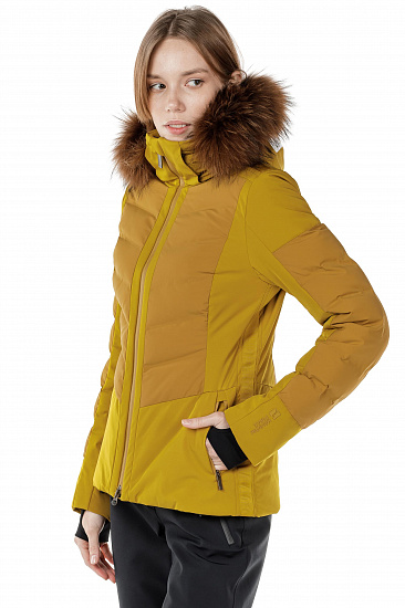 Куртка женская Mountain Force Anny Fur Gol.Palm/D.Tobacc - Фото 6 большая