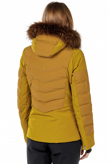 Куртка женская Mountain Force Anny Fur Gol.Palm/D.Tobacc - Фото 7 большая