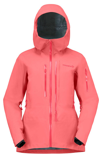Куртка женская Norrona Lofoten Gore-Tex Pro Calypso Coral - Фото 1 большая