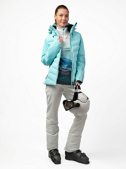 Куртка женская Bogner Fire+Ice Janka4 Turquoise - Фото 4 большая