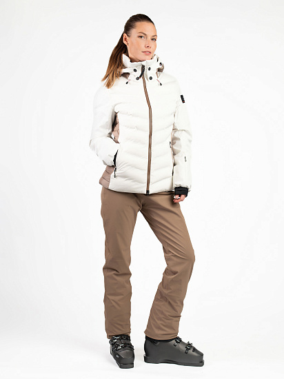 Куртка женская Bogner Fire+Ice Janka4 Offwhite - Фото 4 большая