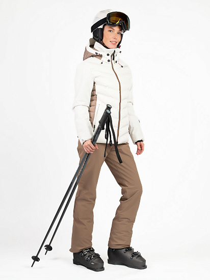 Куртка женская Bogner Fire+Ice Janka4 Offwhite - Фото 6 большая