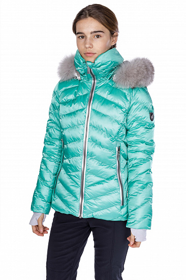 Куртка женская Toni Sailer Iris Solid Fur Green - Фото 3 большая