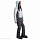 Куртка женская Mountain Force Rider Print White Linen Fur - Фото 4 малая