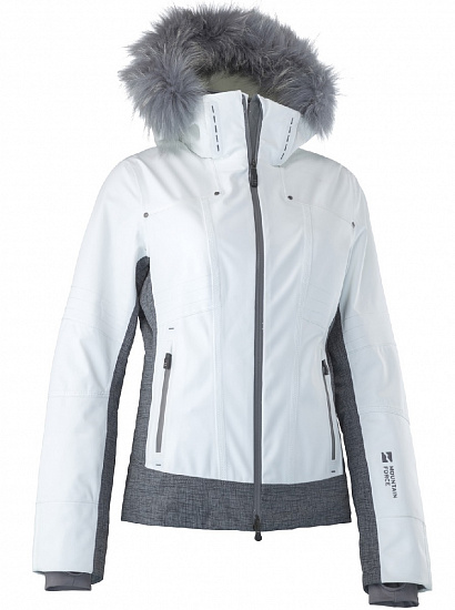 Куртка женская Mountain Force Rider Print White Linen Fur - Фото 1 большая