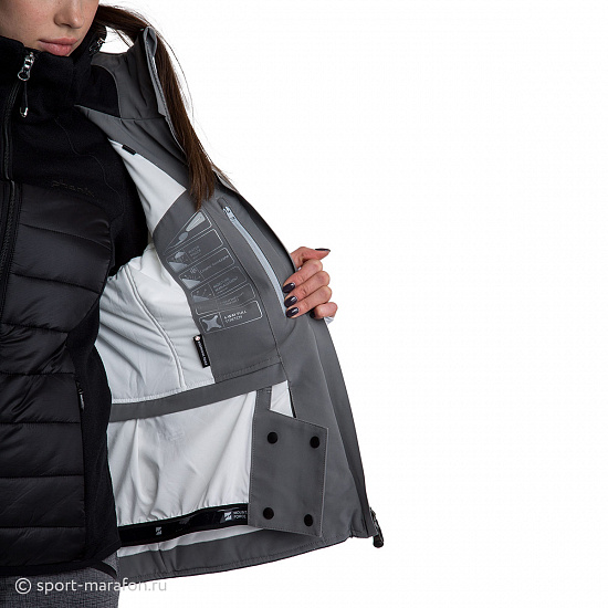 Куртка женская Mountain Force Rider Print White Linen Fur - Фото 11 большая