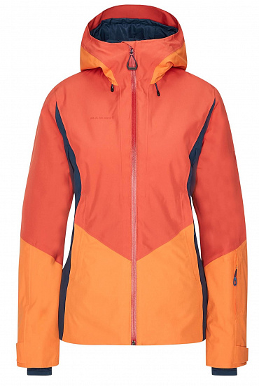 Куртка женская Mammut Casanna HS Thermo Hooded Pepper/Cheddar/Wing Teal - Фото 2 большая