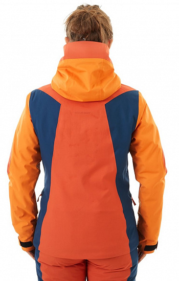 Куртка женская Mammut Casanna HS Thermo Hooded Pepper/Cheddar/Wing Teal - Фото 5 большая
