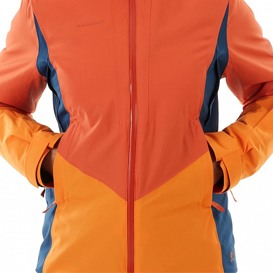 Куртка женская Mammut Casanna HS Thermo Hooded Pepper/Cheddar/Wing Teal - Фото 7 большая