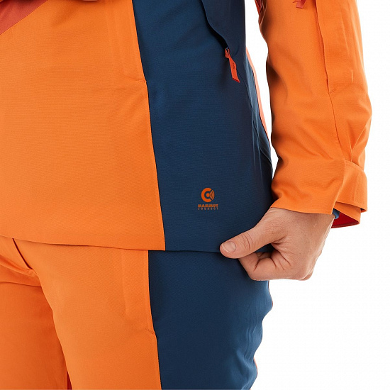 Куртка женская Mammut Casanna HS Thermo Hooded Pepper/Cheddar/Wing Teal - Фото 9 большая