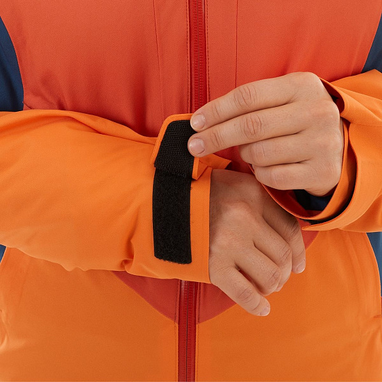 Куртка женская Mammut Casanna HS Thermo Hooded Pepper/Cheddar/Wing Teal - Фото 11 большая