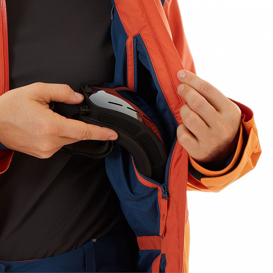 Куртка женская Mammut Casanna HS Thermo Hooded Pepper/Cheddar/Wing Teal - Фото 16 большая