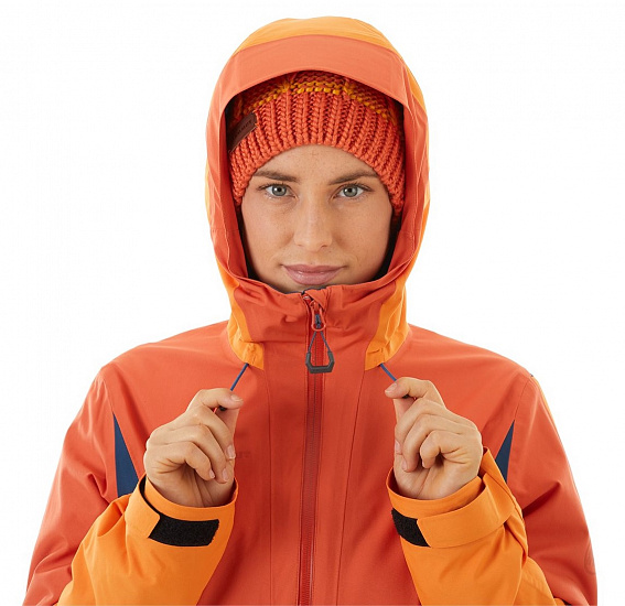 Куртка женская Mammut Casanna HS Thermo Hooded Pepper/Cheddar/Wing Teal - Фото 18 большая