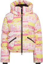 Куртка женская Kelly Donna Graffiti Жёлтый/Розовый