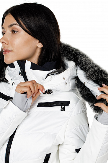 Куртка женская Toni Sailer Luna Fur Bright White - Фото 13 большая