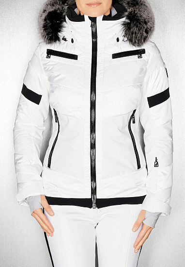Куртка женская Toni Sailer Luna Fur Bright White - Фото 5 большая