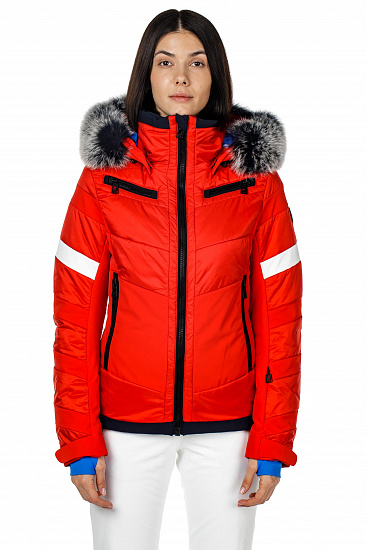 Куртка женская Toni Sailer Luna Fur Flame Red - Фото 12 большая