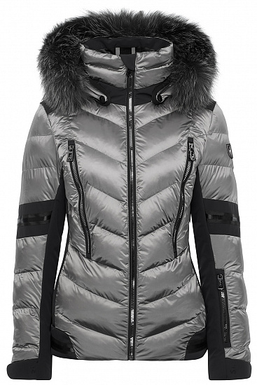 Куртка женская Toni Sailer Nele Splendid Fur Graphite - Фото 1 большая