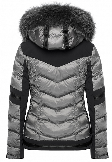 Куртка женская Toni Sailer Nele Splendid Fur Graphite - Фото 2 большая