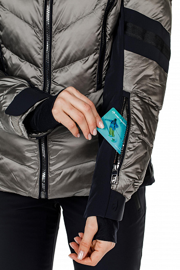 Куртка женская Toni Sailer Nele Splendid Fur Graphite - Фото 7 большая